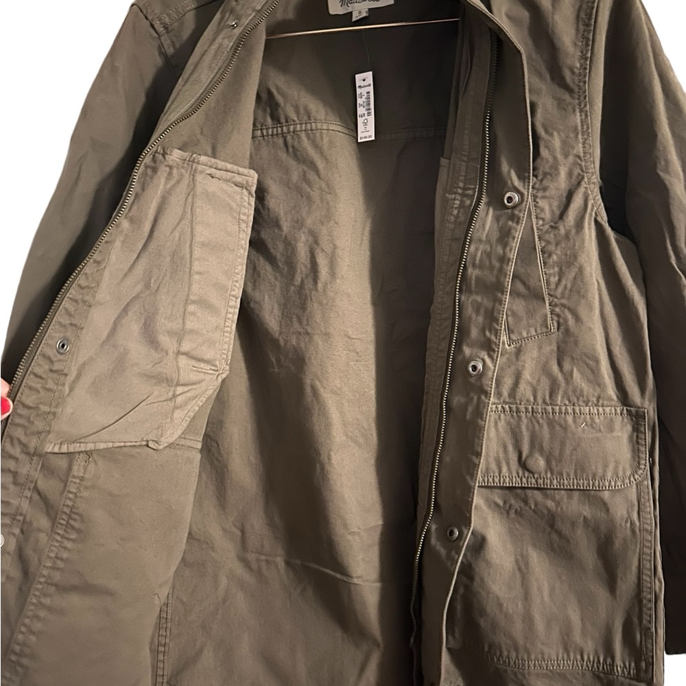 BNWT Madewell Men’s Cargo Green Field Jacket - 100% cotton (Small) $148 - Picture 6 of 14